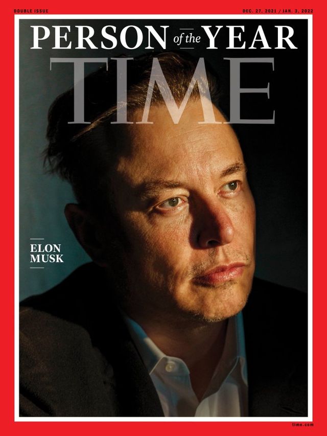Elon Musk Named Time Magazine Person of the Year